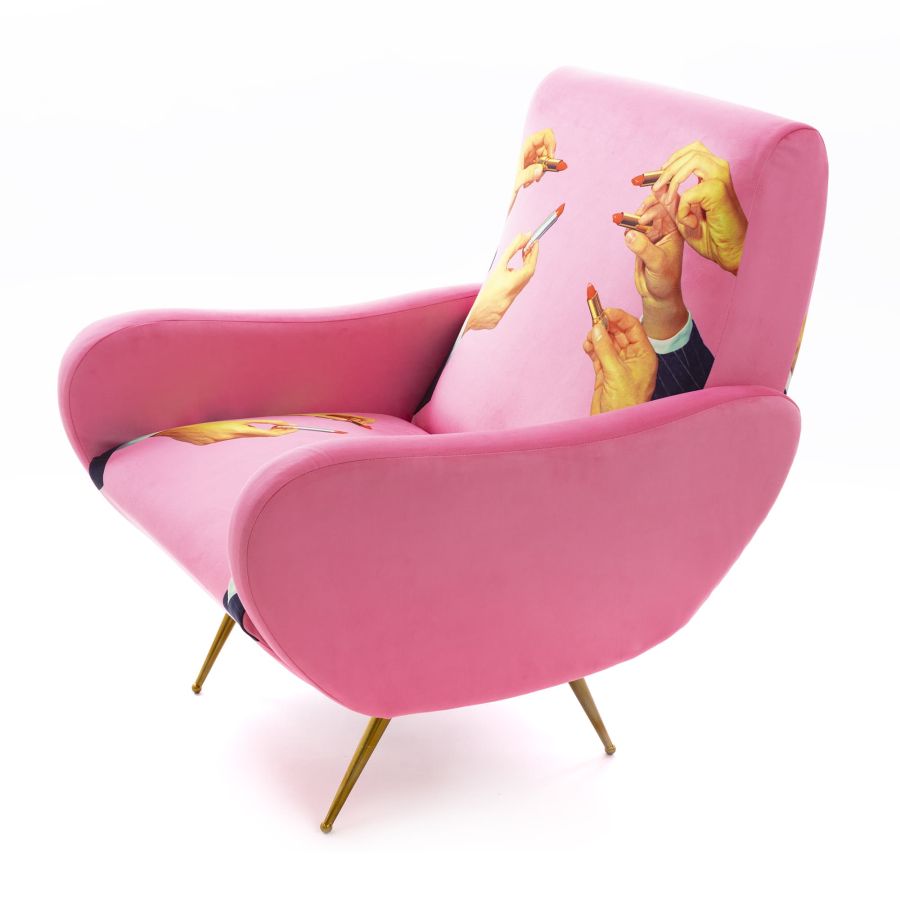 Seletti Armchair Lipsticks Pink Rilascio limitato