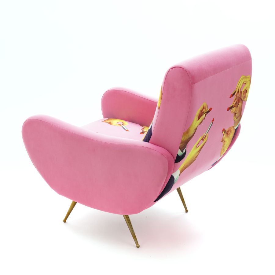 Seletti Armchair Lipsticks Pink Rilascio limitato