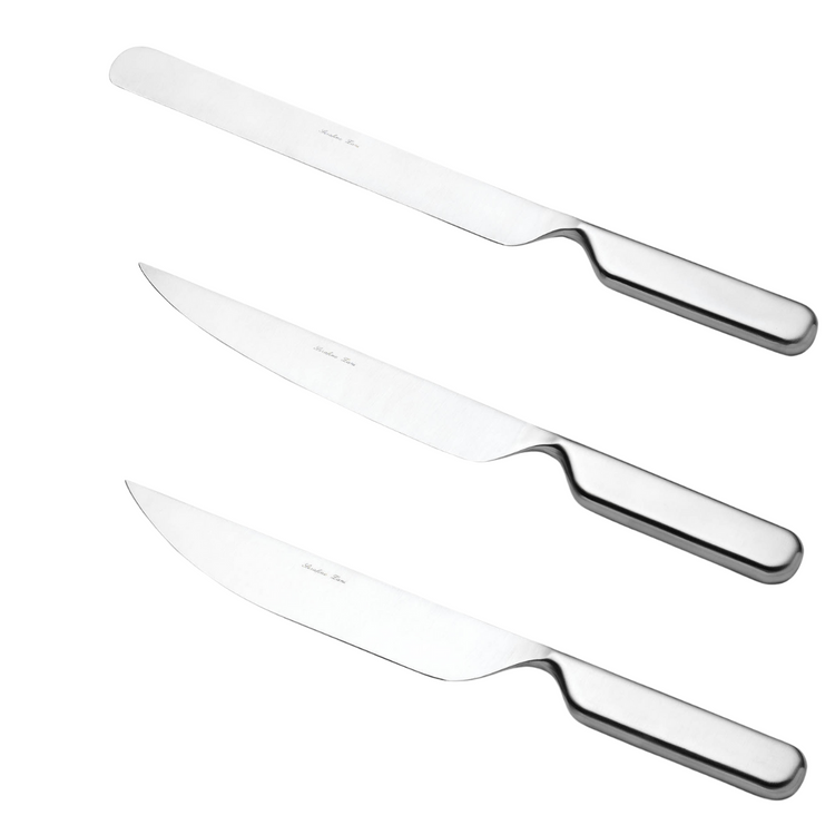 Serafino Zani CINQUE STELLE • SET 3 COLTELLI CUCINA - SERAFINO ZANI