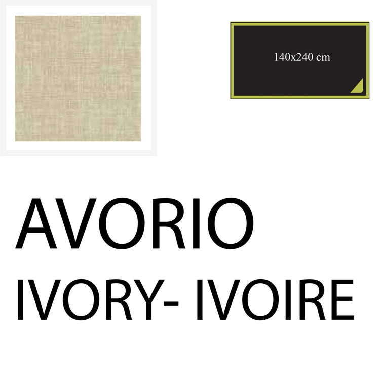 Serafino Zani Tovaglia 240x140 cm Avorio