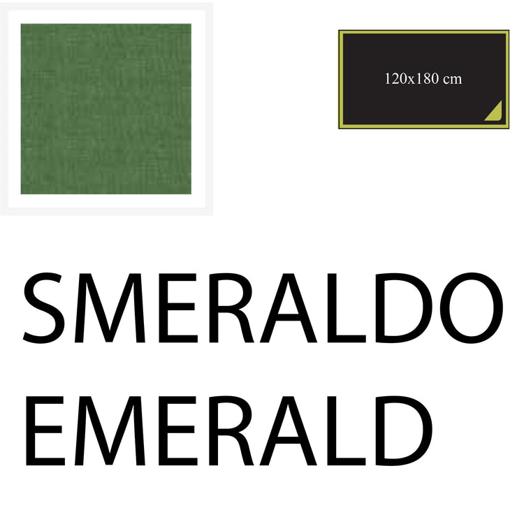 Serafino Zani Tovaglia 240x140 cm Smeraldo