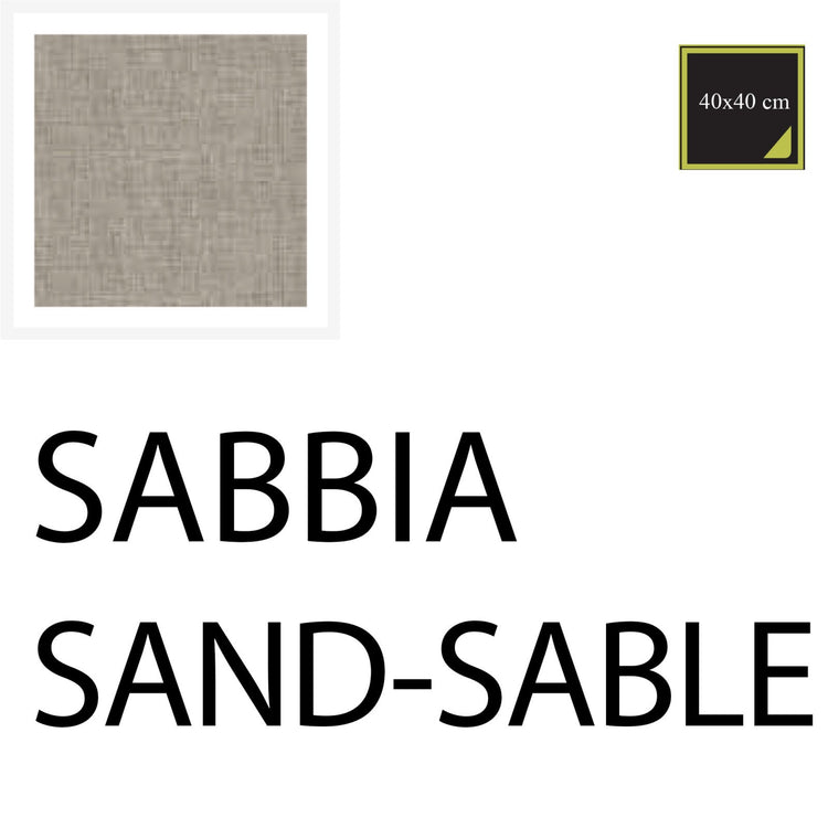 Serafino Zani Tovagliolo 40x40 cm - 20pz Sabbia