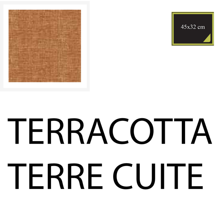 Serafino Zani Americana 45x33 cm - 10pz Terracotta