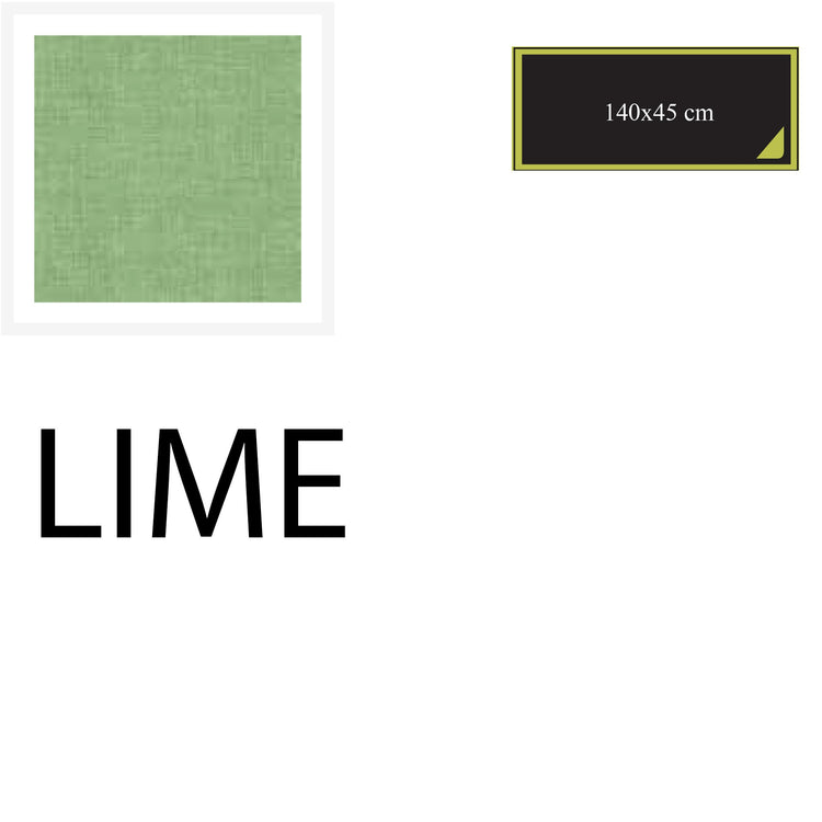 Serafino Zani Runner 140X45 cm - 2pz Lime