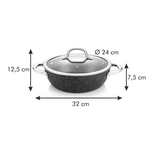 Tescoma PADELLA FONDA CON COPERCHIO Sottocosto