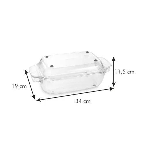 Tescoma ROSTIERA RETTANGOLARE CON COPERCHIO Presa