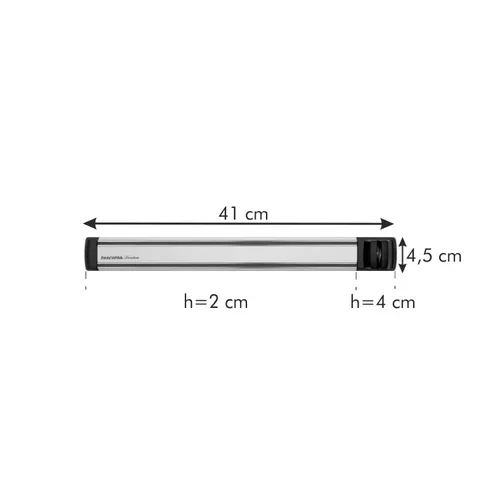 Tescoma BARRA MAGNETICA PORTA COLTELLI CON AFFILATORE Nuova