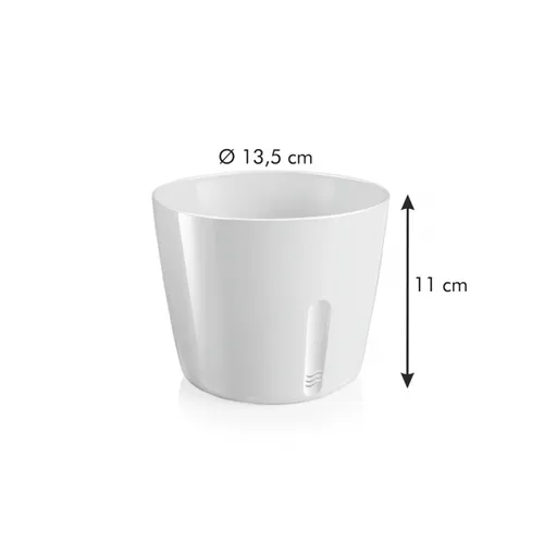 Tescoma VASO PER PIANTE TONDO BIANCO 2025