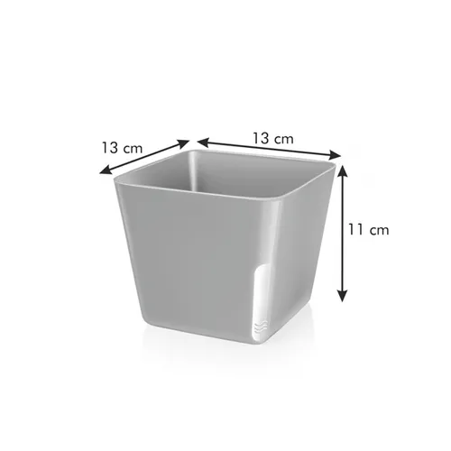 Tescoma VASO PER PIANTE QUADRATO BIANCO Italia