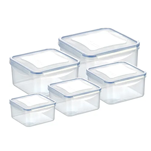 Tescoma SET 5 CONTENITORI QUADRATI