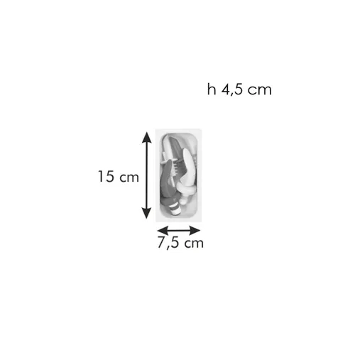 Tescoma PORTA UTENSILI DA CASSETTO 148x74 mm Smaltimento dello stoccaggio