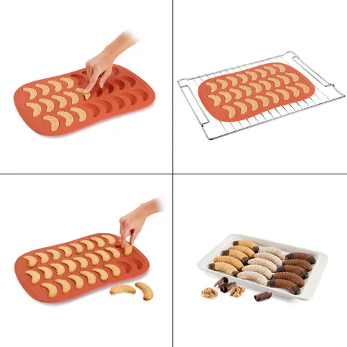 Tescoma STAMPO PER DOLCETTI A FORMA DI MEZZALUNA Vendita calda