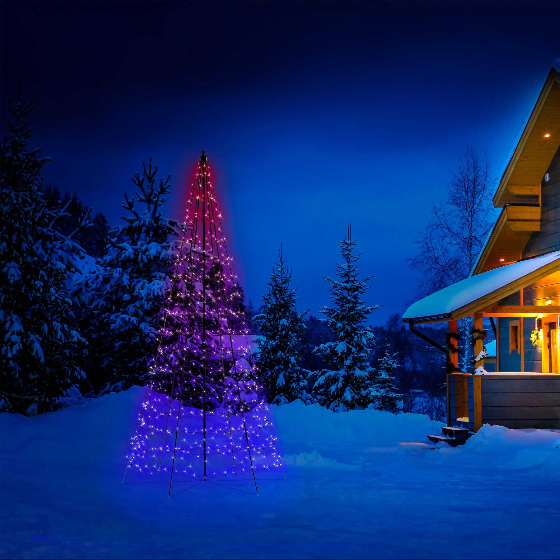 Twinkly Light Tree (edizione multicolore + bianco) Outlet