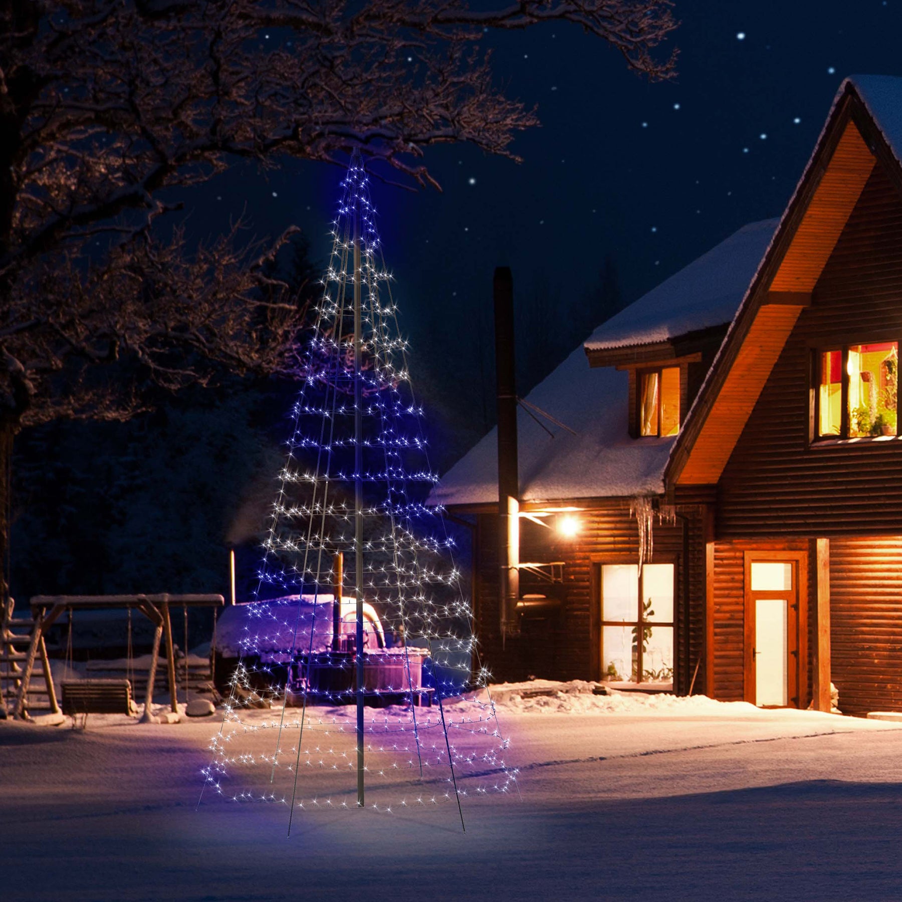 Twinkly Light Tree (edizione multicolore + bianco) Outlet